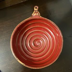 Vietri Red Ceramic Ornament Bowl